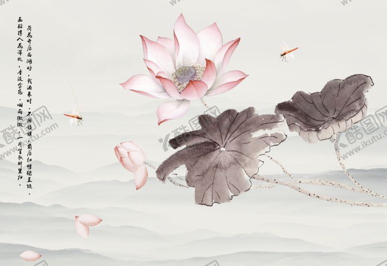 编号：21671210290425253865【酷图网】源文件下载-工笔花鸟背景墙装饰画