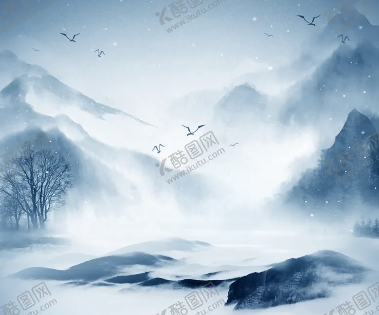 编号：53332111260125155970【酷图网】源文件下载-水墨山水