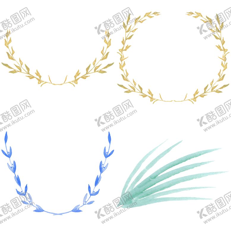 编号：74295711050201117155【酷图网】源文件下载-手绘叶子藤蔓