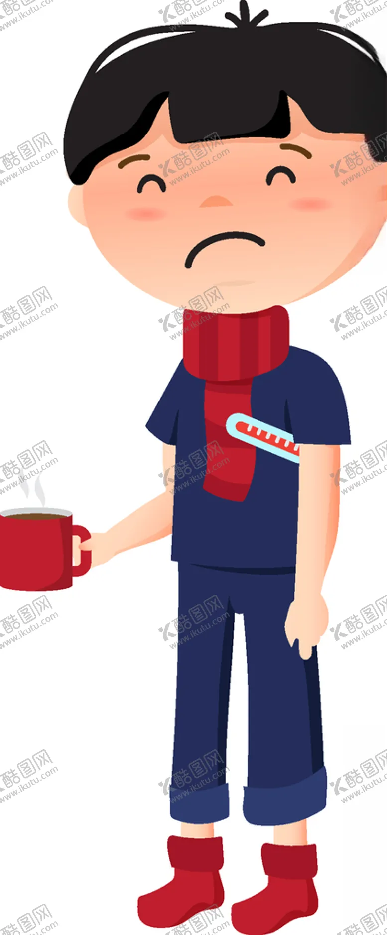 编号：74051806171831252034【酷图网】源文件下载-生病的孩子