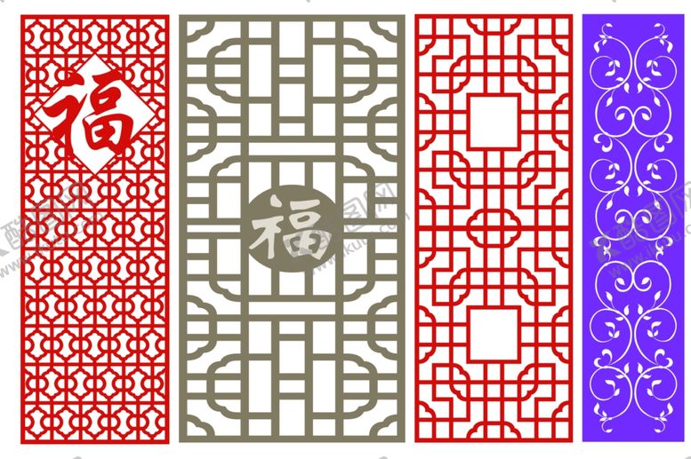 编号：14986007130624282207【酷图网】源文件下载-雕刻花纹镂空花纹