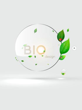 渐变背景电商简约创意透明