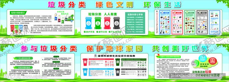 编号：85703007041937137405【酷图网】源文件下载-垃圾分类牌