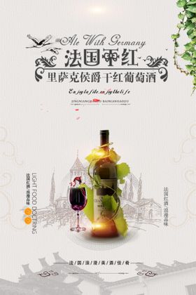 葡萄酒红酒白兰地干邑中文酒标