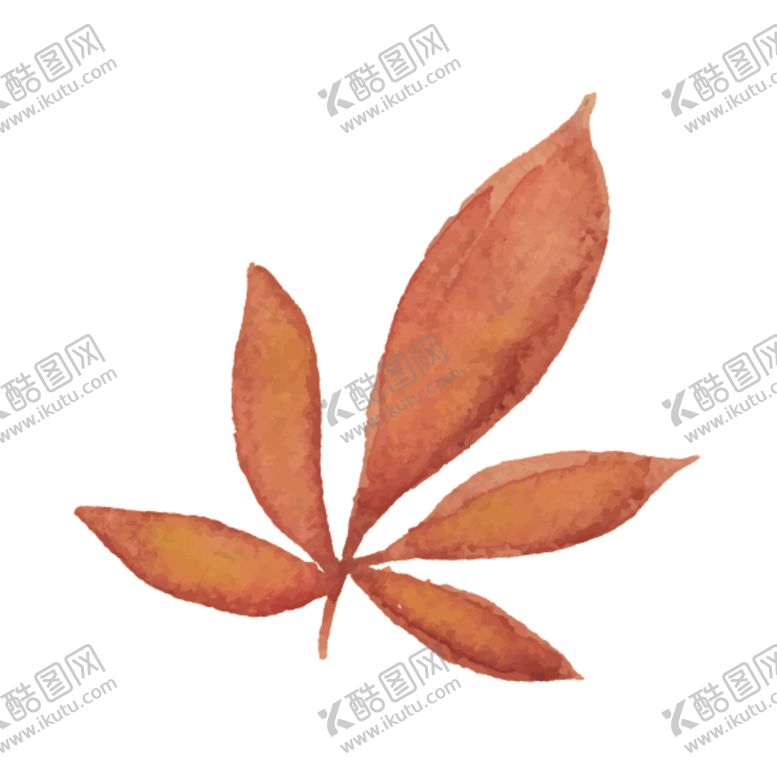 编号：48941610311836425420【酷图网】源文件下载-绿色水彩植物树叶