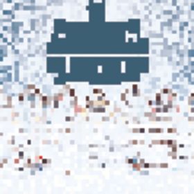 圣诞动物欢乐雪景插画