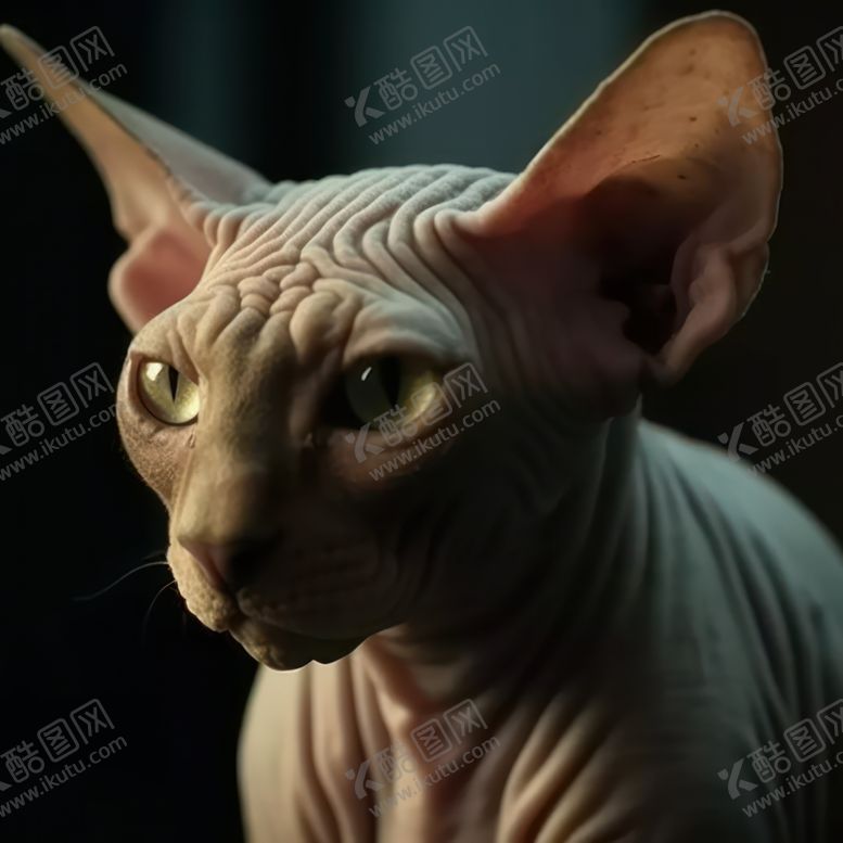 编号：67290401251022237977【酷图网】源文件下载-斯芬克斯猫