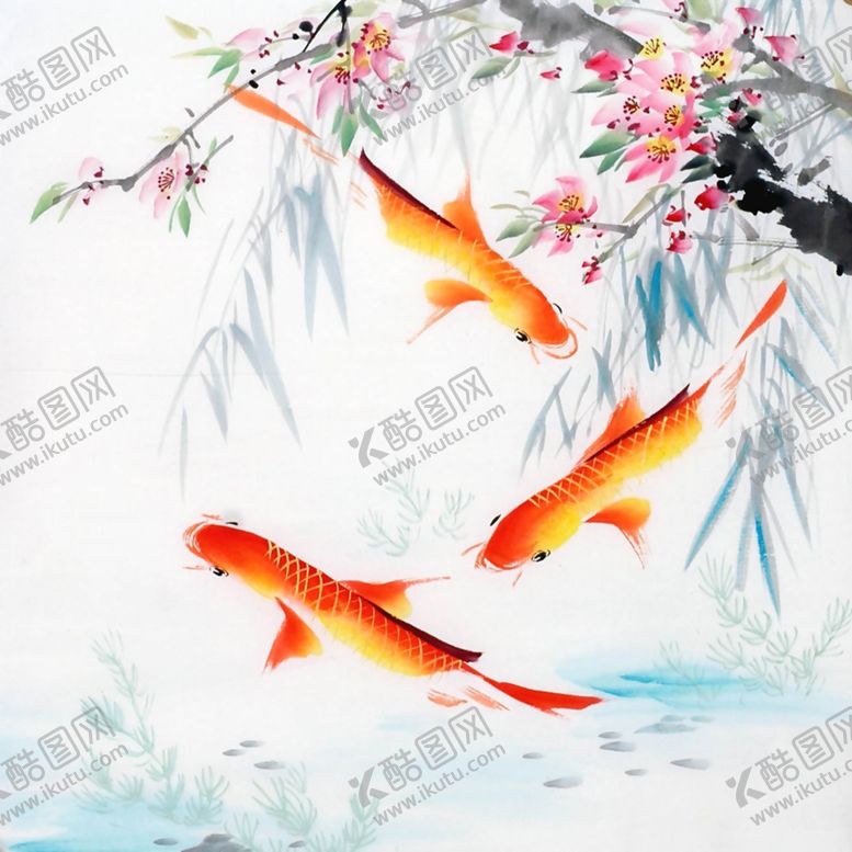 编号：69260901250300518236【酷图网】源文件下载-九鱼玄关装饰画