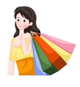 购物女生