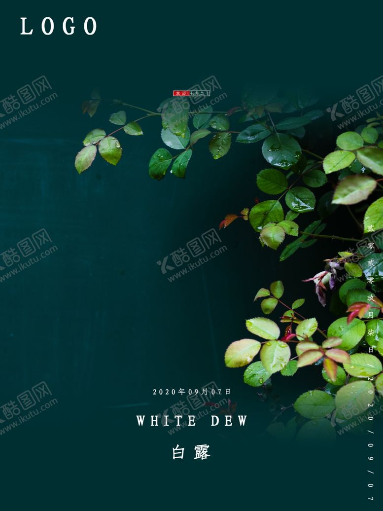 编号：42930405030022209402【酷图网】源文件下载-白露海报