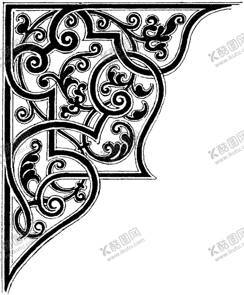 编号：85480410050740241123【酷图网】源文件下载-镂空花图案