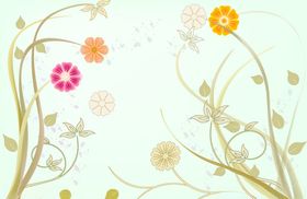 印花礼盒礼品小花