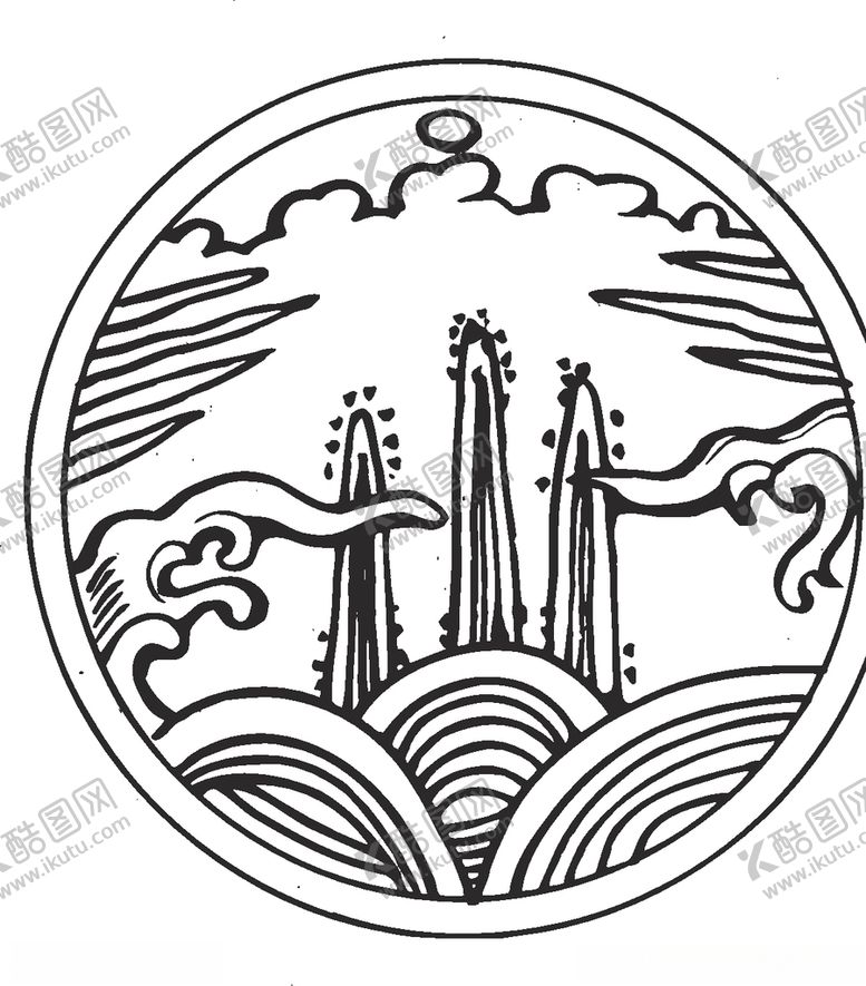 编号：11560805031901106390【酷图网】源文件下载-镂空花图案
