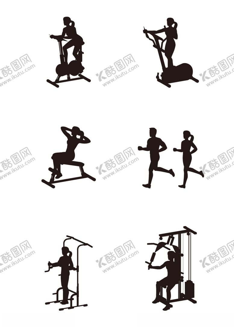 编号：56218609271613458742【酷图网】源文件下载-运动剪影