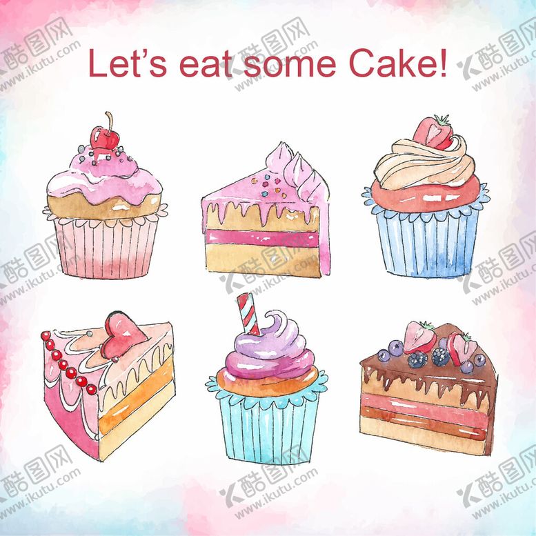 编号：21928504010040586016【酷图网】源文件下载-美味多样的手绘甜点