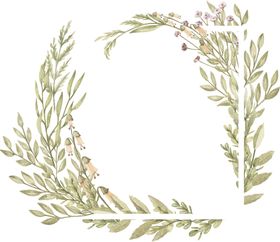 手绘花环