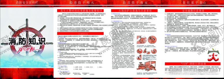 编号：34452406281606028258【酷图网】源文件下载-消防宣传图