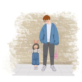 父亲节插画