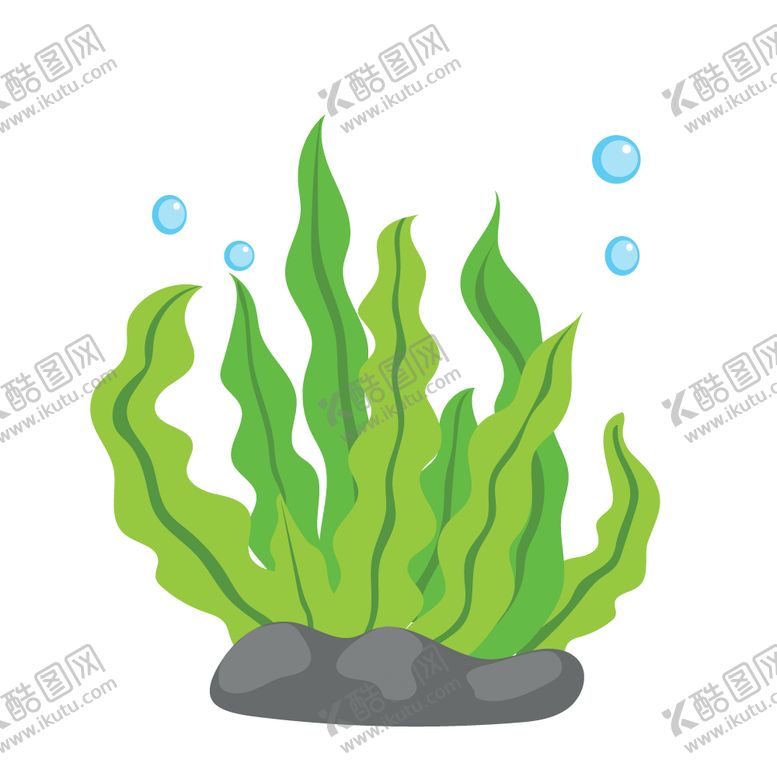 编号：30344609140705515222【酷图网】源文件下载-绿色海藻