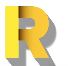 矢量金色字母