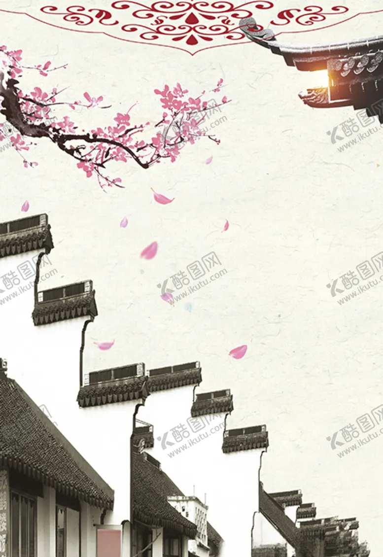 编号：30551404271216547925【酷图网】源文件下载-中式民俗古风水墨装饰画