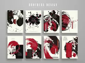 水墨风抽象艺术海报设计