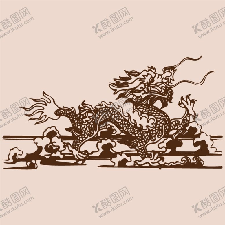 编号：13102012131120475778【酷图网】源文件下载-手绘龙