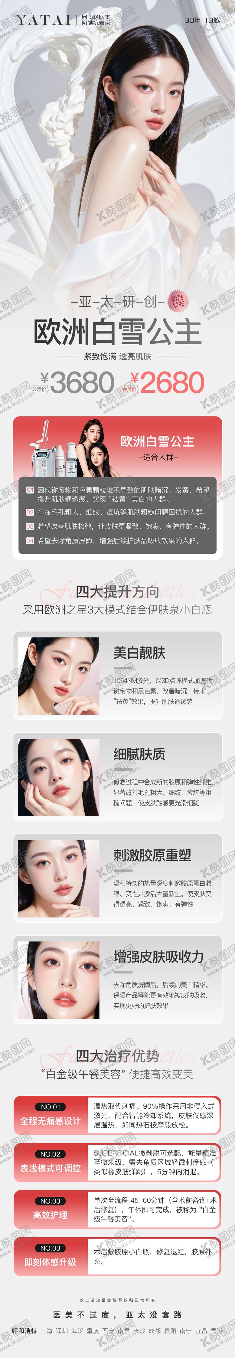 编号：78680110211636091902【酷图网】源文件下载-医美整形光电新品项目介绍海报 