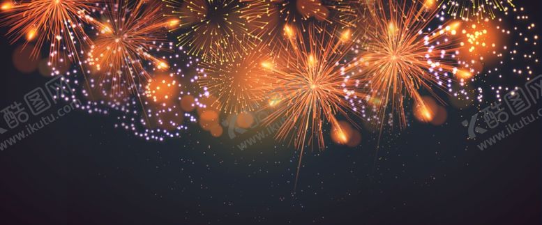 编号：23404110070705125389【酷图网】源文件下载-烟花炫彩五光十色花火节