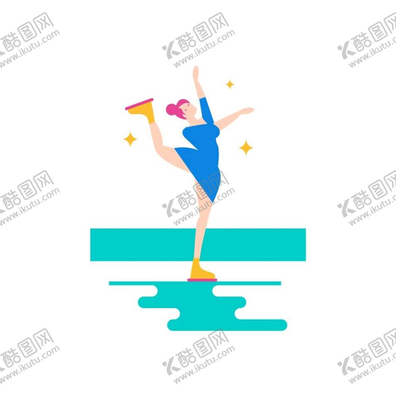 编号：34282110312309241062【酷图网】源文件下载-花样滑冰运动员