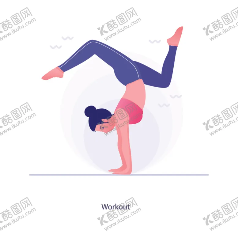 编号：72055006290647143069【酷图网】源文件下载-健身插画