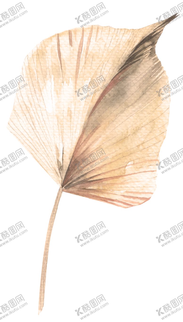 编号：51252405151144384212【酷图网】源文件下载-北欧小清新水彩植物图案