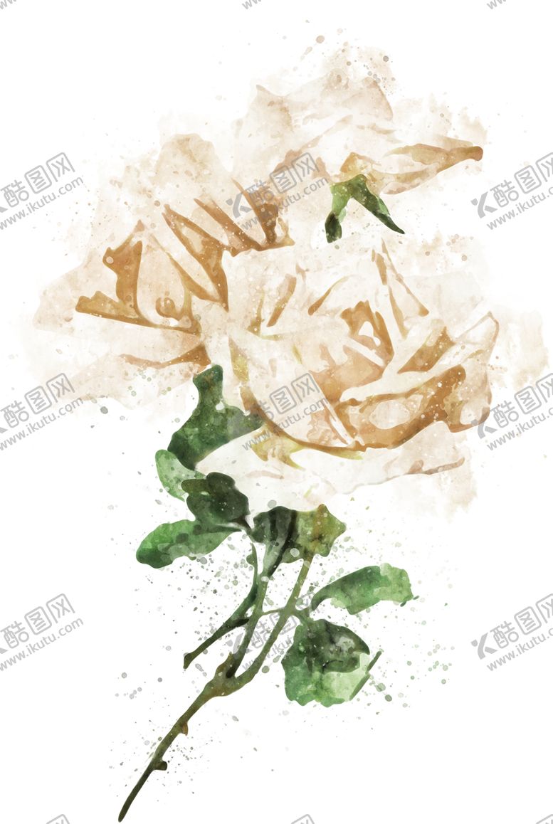 编号：31137209280636418411【酷图网】源文件下载-手绘花卉