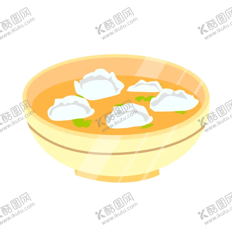 编号：80297604192350213981【酷图网】源文件下载-手绘饺子素材