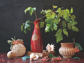 花卉油画图片