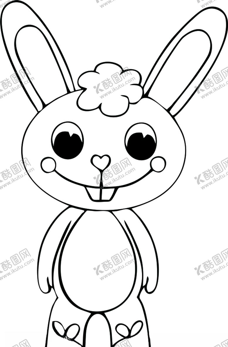 编号：22563906151629546718【酷图网】源文件下载-兔子卡通卡通手办