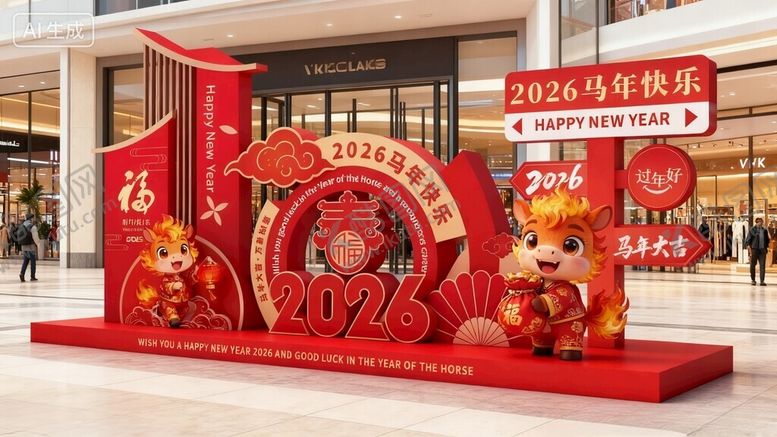 编号：12830404021753135539【酷图网】源文件下载-马年美陈