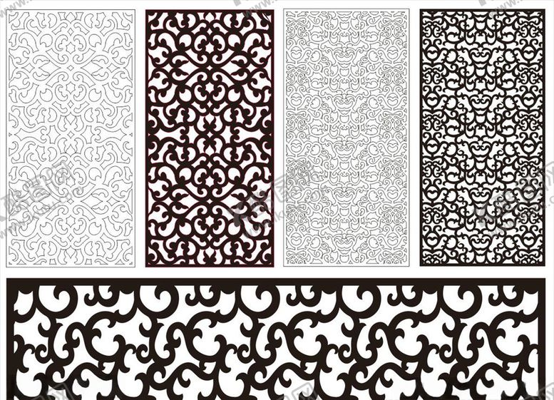 编号：87554609210530449709【酷图网】源文件下载-镂空雕刻雕花