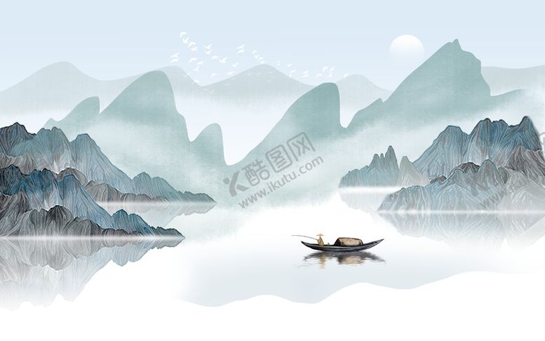 编号：93128509170250309384【酷图网】源文件下载-山水画