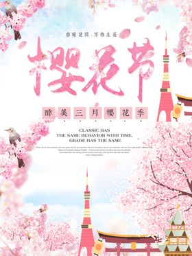 樱花节海报