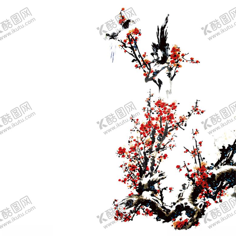 编号：26862401271937061519【酷图网】源文件下载-水墨花卉