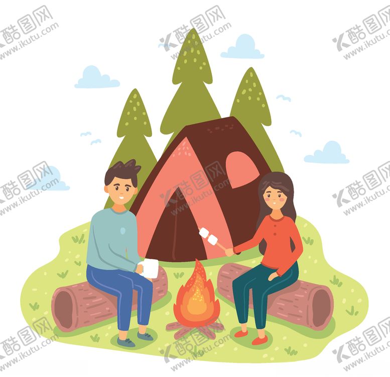 编号：81911610302256577183【酷图网】源文件下载-露营