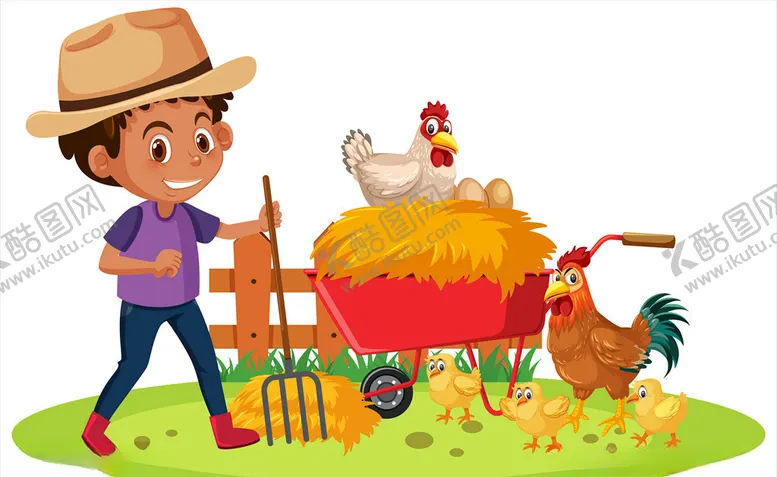 编号：94003110121419106850【酷图网】源文件下载-卡通农场
