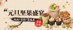 坚果店铺干货海报干货店