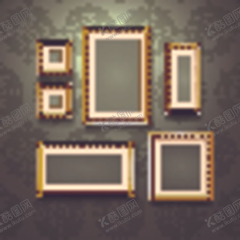 编号：23340510102200097478【酷图网】源文件下载-背景墙相框画框