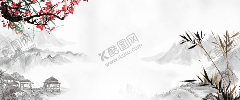 编号：40597610040314310782【酷图网】源文件下载-水墨背景