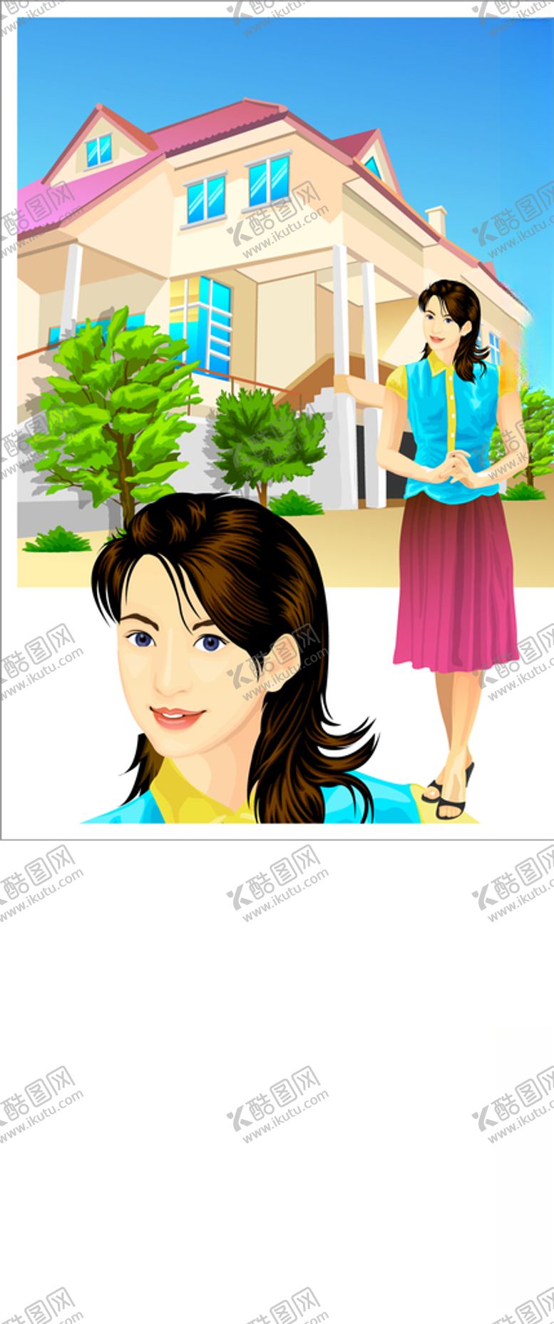 编号：51435811010300077494【酷图网】源文件下载-人物插画