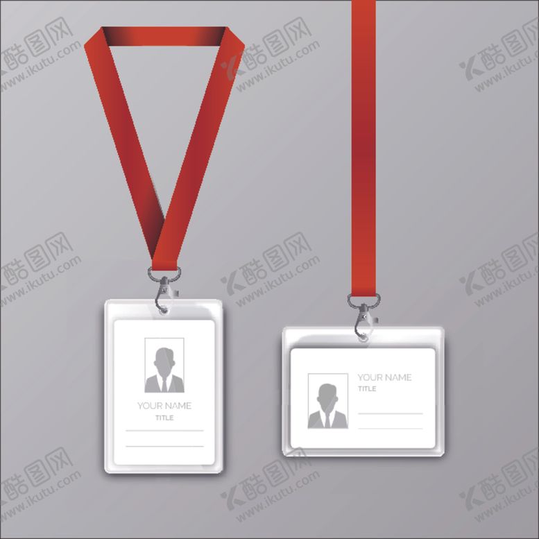 编号：59014010280838235699【酷图网】源文件下载-胸卡工作证