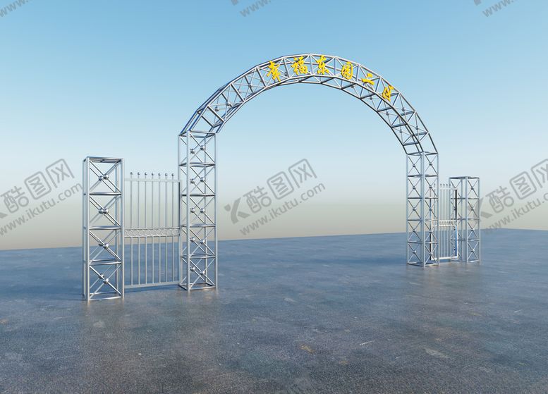 编号：54790409150056437452【酷图网】源文件下载-不锈钢大门