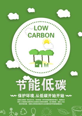 低碳环保海报